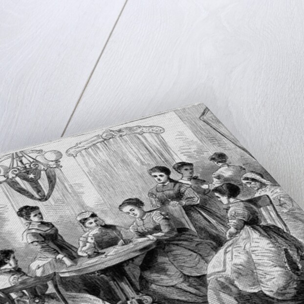 Cuban Ladies in Council at the House of Senora R. Hourritiner, New York City by Anonymous