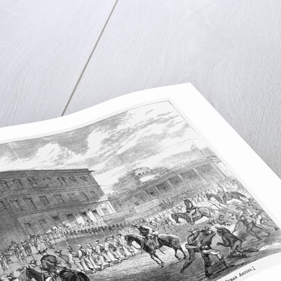 Execution by Garroting of Leon and Medina at Havana, April 8, 1869 by Anonymous