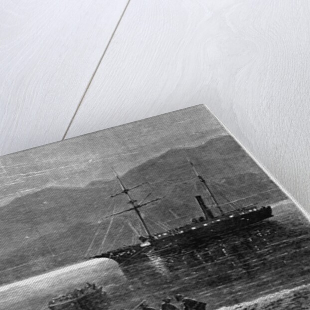 Landing of Men and War Material for the Cubans From the Steamer "Perrit" in the Bay of Nipe by Anonymous