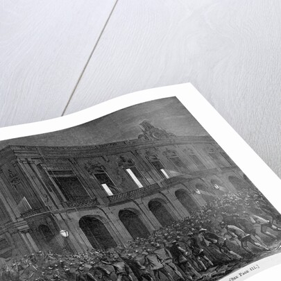 Mob in Front of the Captain-General's Palace, Havana, Cuba, June 1, 1869 by Anonymous