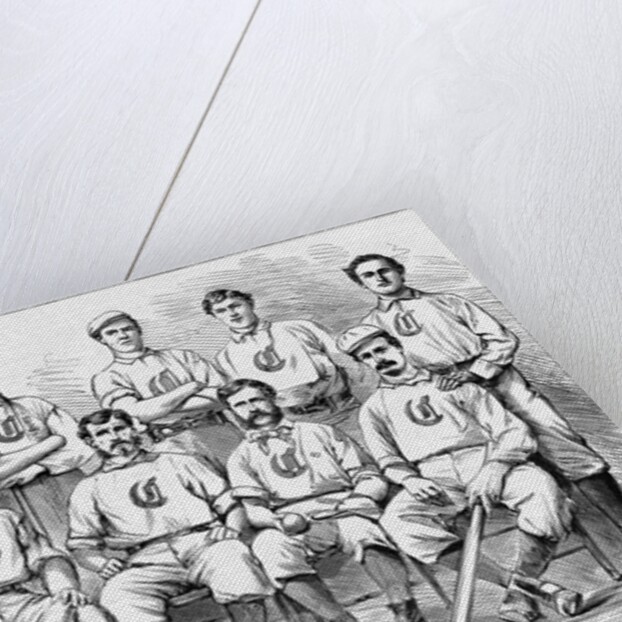 The Picked Nine of the "Red Stocking" Baseball Club, Cincinnati, Ohio by Anonymous