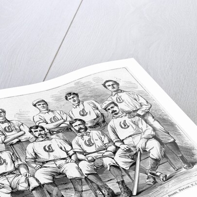 The Picked Nine of the "Red Stocking" Baseball Club, Cincinnati, Ohio by Anonymous