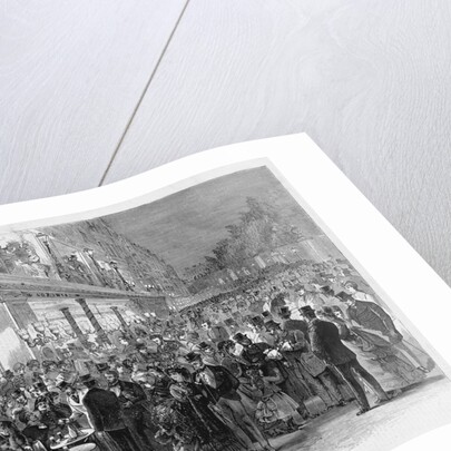 A Summer Evening on the Boulevards of Paris by Anonymous