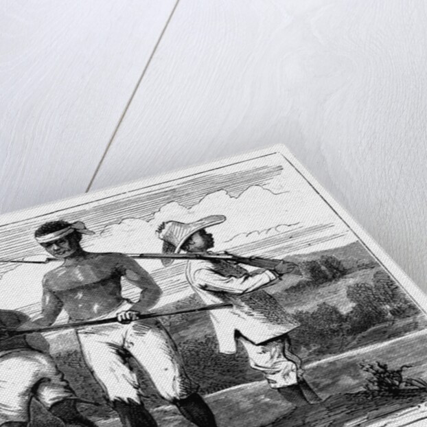 The War in Cuba - Insurgent Picket of Freedmen by Anonymous