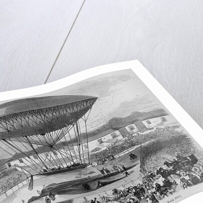 A New Balloon - Departure From Paris on the Trial Trip by Anonymous