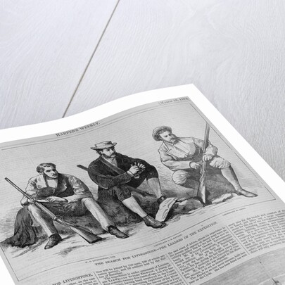 The Search For Livingstone - The Leaders of the Expedition.; The "Abydos" Leaving the London Docks by Anonymous