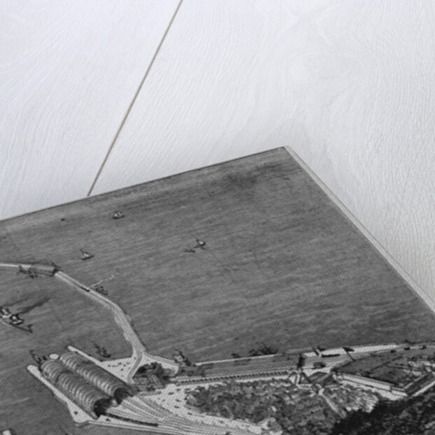 From Dover to Calais - Bird's Eye View of the Proposed Harbor at Dover by Anonymous