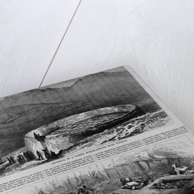 Exterior of a Parsee Burial Ground Near Teheran; Interior View; Persia by Anonymous