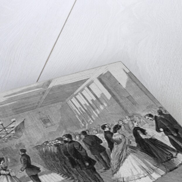 Soldier's Ball at Huntsville, Alabama - Dancing the "Virginia Reel" by Anonymous