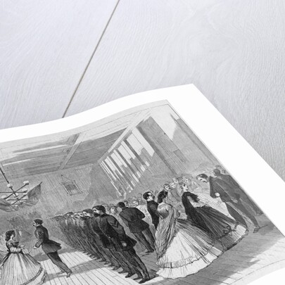 Soldier's Ball at Huntsville, Alabama - Dancing the "Virginia Reel" by Anonymous