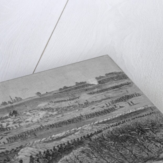 The Charge on Cemetery Ridge Magazine Illustration Published in Harper's Weekly by Anonymous