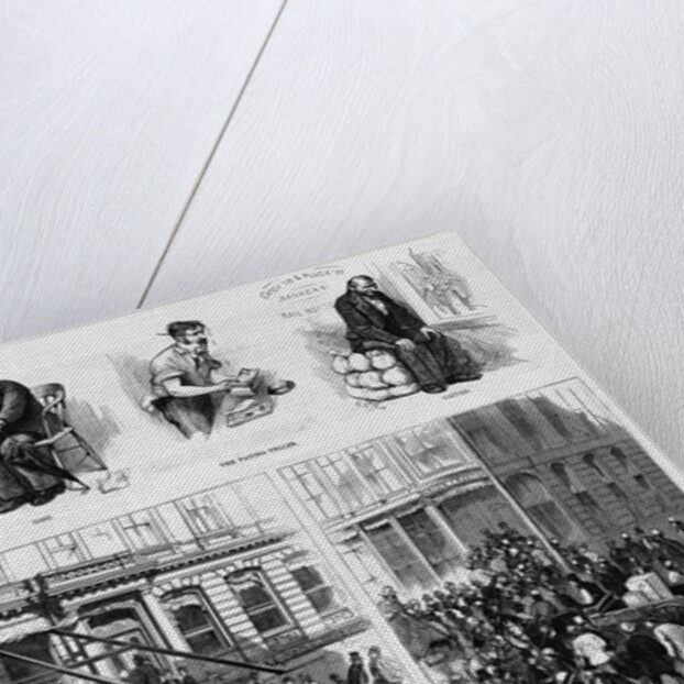 Scenes in Wall Street during the panic by Anonymous