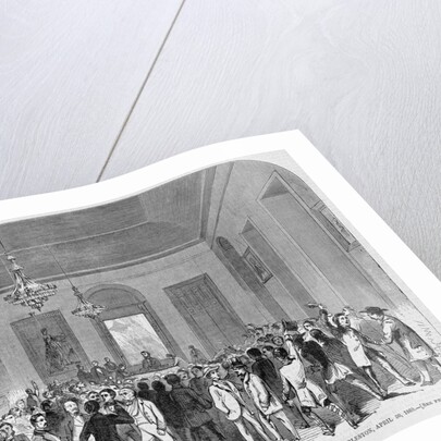 Meeting of the Southern Seceders from the Democratic Convention Magazine Illustration Published in Harper's Weekly by Anonymous