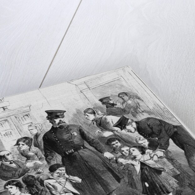 Little Street Peddlers Before the Commissioners of Charity, New York City by Anonymous