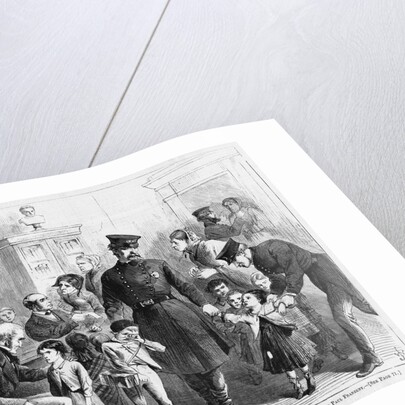 Little Street Peddlers Before the Commissioners of Charity, New York City by Anonymous