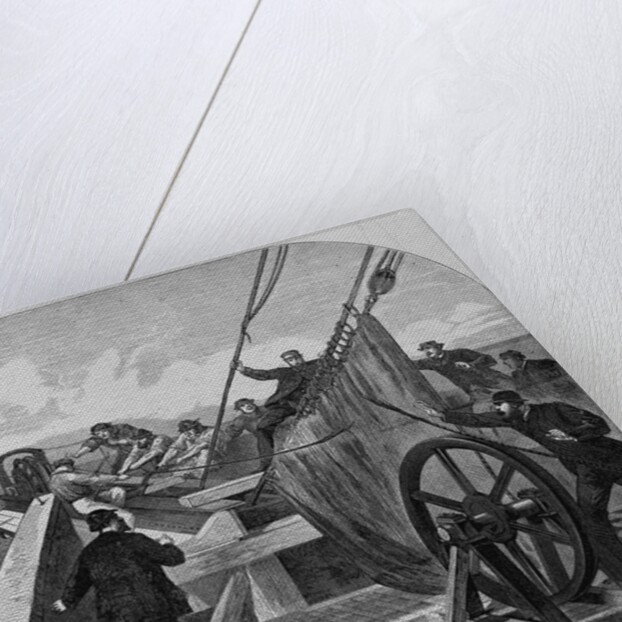 The Breaking of the Atlantic Telegraph Cable on Board the "Great Eastern," August 2, 1865 by Anonymous