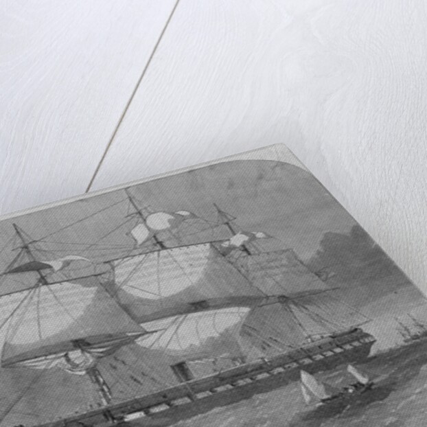 The United States Steam Frigate, Merrimac by Anonymous