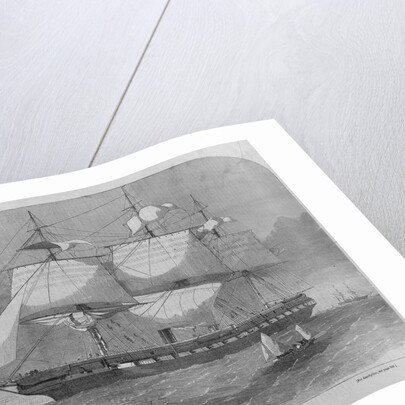The United States Steam Frigate, Merrimac by Anonymous