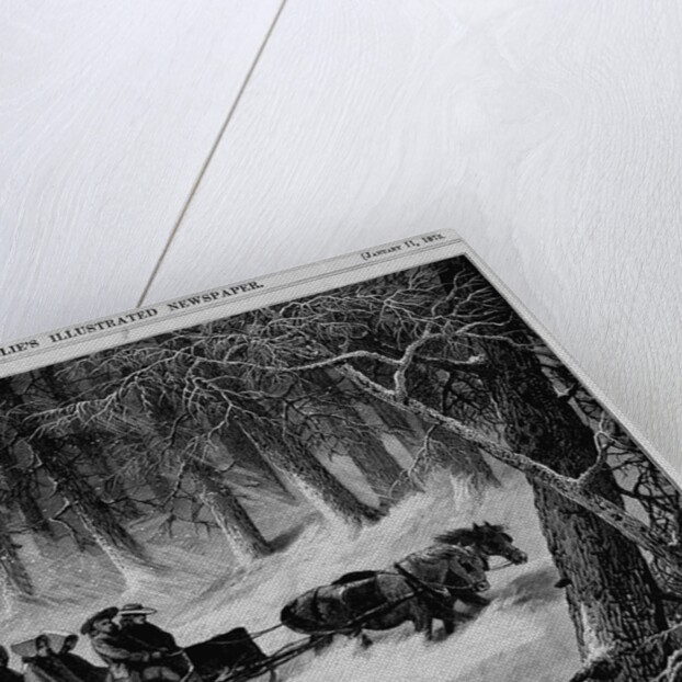 New York - The Shakers at Lebanon Enjoying A Sleigh Ride by Anonymous