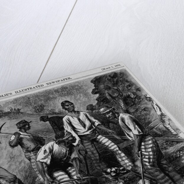 Virginia - Negro Convicts Working on the Railroad in the Mountain by Anonymous