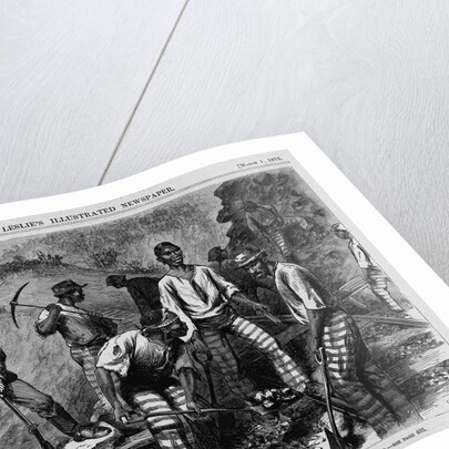 Virginia - Negro Convicts Working on the Railroad in the Mountain by Anonymous
