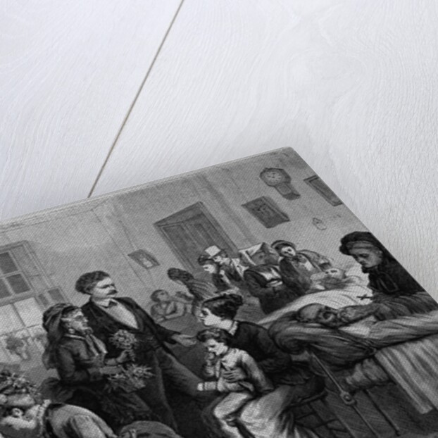 New York City - A Scene in Bellevue Hospital - Ladies Visiting the Sick by Anonymous