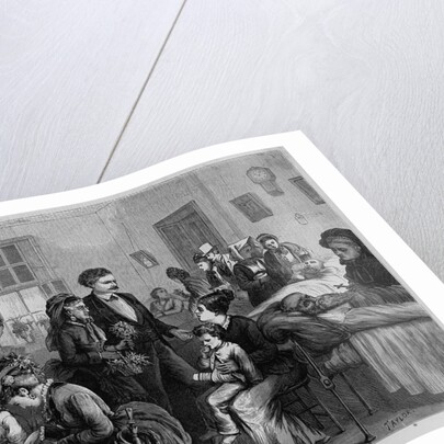 New York City - A Scene in Bellevue Hospital - Ladies Visiting the Sick by Anonymous