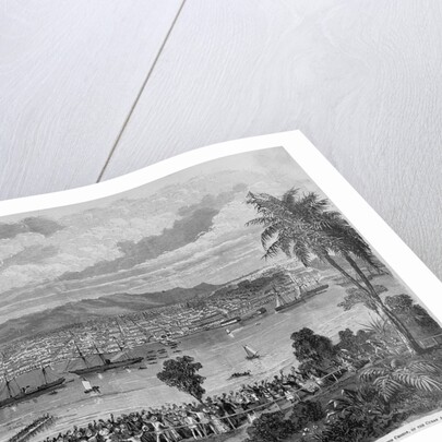 The City of Santiago De Cuba. - Arrival of the Spanish Steamer "Tornado" With the Captured American Steamer "Virginius" by Anonymous