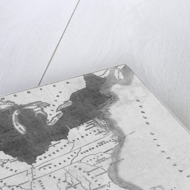 Map Comparing Northern and Southern States by Anonymous