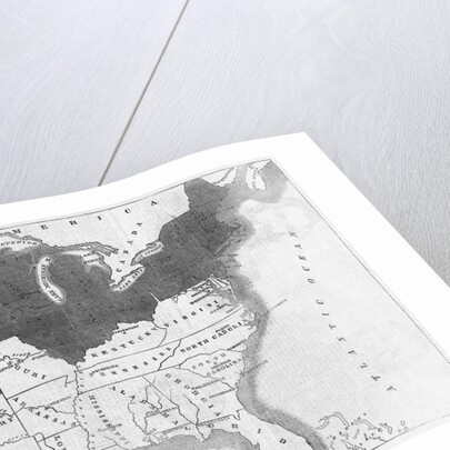 Map Comparing Northern and Southern States by Anonymous
