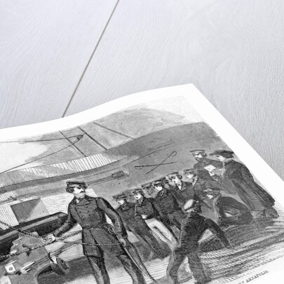Middies Learning the Ropes at the Naval School on Board the "Constitiution", Arkansas by Anonymous