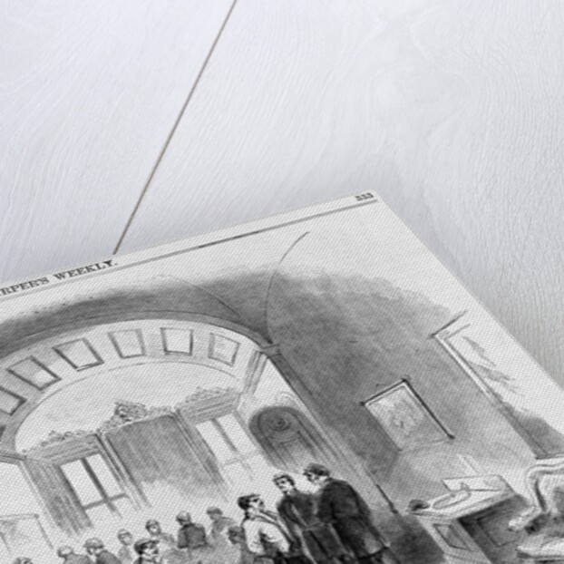Late Head-Quarters of Colonel Ellsworth, of the N.Y. Fire Zouaves Illustration by Anonymous