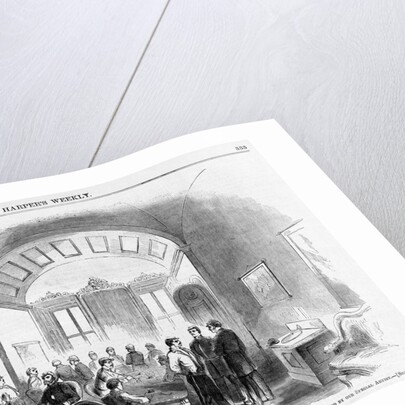 Late Head-Quarters of Colonel Ellsworth, of the N.Y. Fire Zouaves Illustration by Anonymous