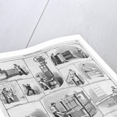 Manufacturing Muskets, U.S. Armory, Springfield, Massachusettes by Anonymous