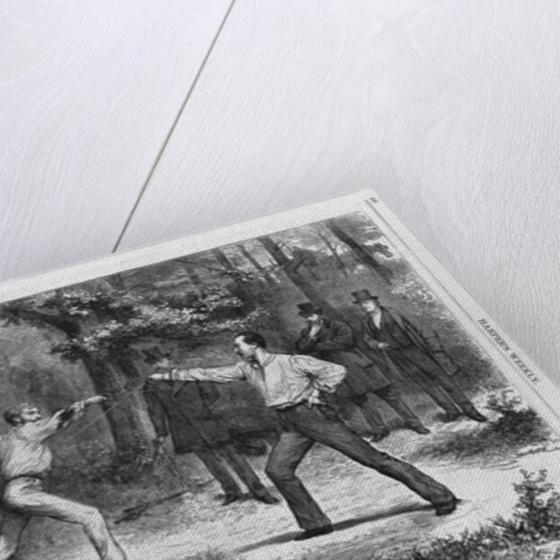 The Code of Honor-A Duel in the Bois De Boulogne, Near Paris by Anonymous