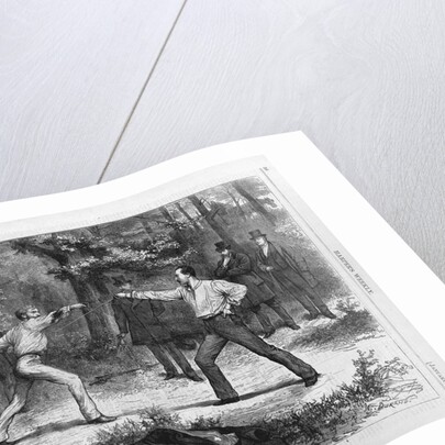 The Code of Honor-A Duel in the Bois De Boulogne, Near Paris by Anonymous