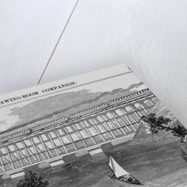 Bridge of the Milwaukie and Chicago Railroad, at Racine, Wisconsin Illustration by Anonymous