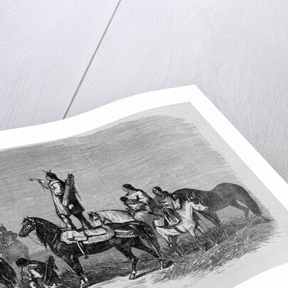 Pawnee Indians Looking Out For Enemies by Anonymous