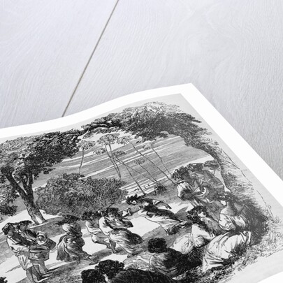 The Upa-Upa Dance in Tahiti by Anonymous