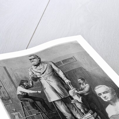 New York City - The studio of Wilson MacDonald, sculptor - The statue of Hon. Edward Bates, of Missouri, ordered by the city of St. Louis to be erecte by Anonymous