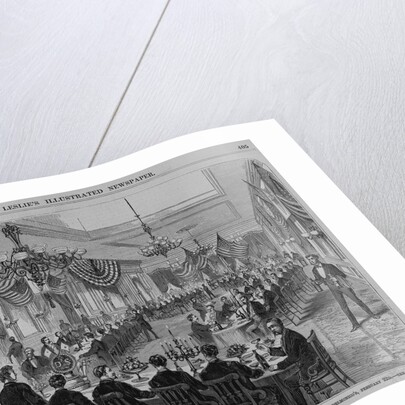 New York City - Banquet given by the Third Army Corps Union to their Former Commander, Major General D.E. Sicles, at Delmonico's, February 22nd. See by Anonymous