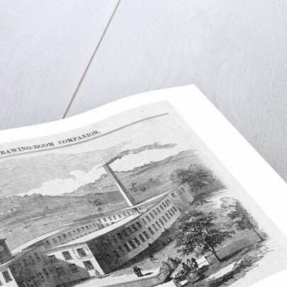 View of Appleton, Tracy & Co.'s Watch Manufactory Magazine Illustration Published in Ballou's Pictorial Drawing Room Companion by Anonymous
