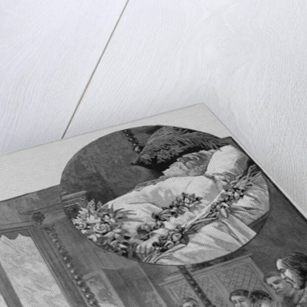 France - The late Victor Hugo - Scene at his bedside during his last hours by Anonymous