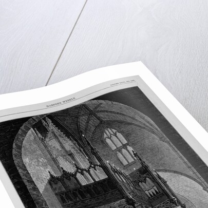 The organ-loft in Trinity Church, New York by George Gibson