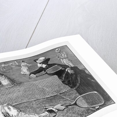 Lawn tennis in Prospect Park by T. De. Thulstrup