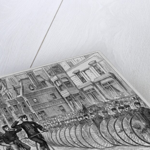 Wheelmen in Boston Illustration by Anonymous