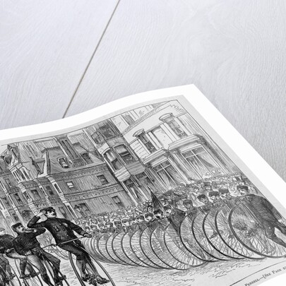 Wheelmen in Boston Illustration by Anonymous