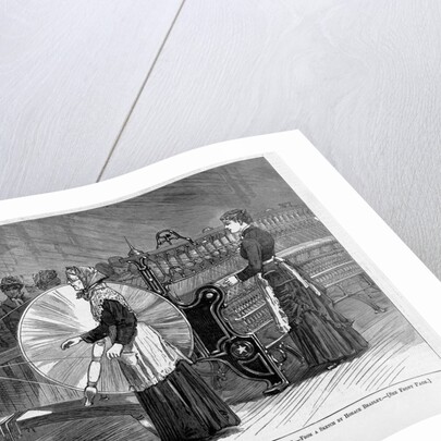 The Atlanta International Cotton Exposition - Spinning, old and new styles. From a sketch by Horace Bradley by Anonymous