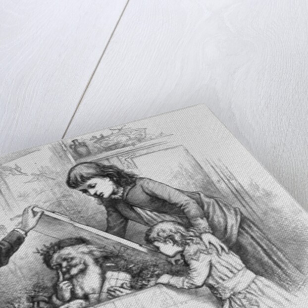 A Christmas Box Magazine Illustration by Thomas Nast