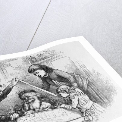 A Christmas Box Magazine Illustration by Thomas Nast